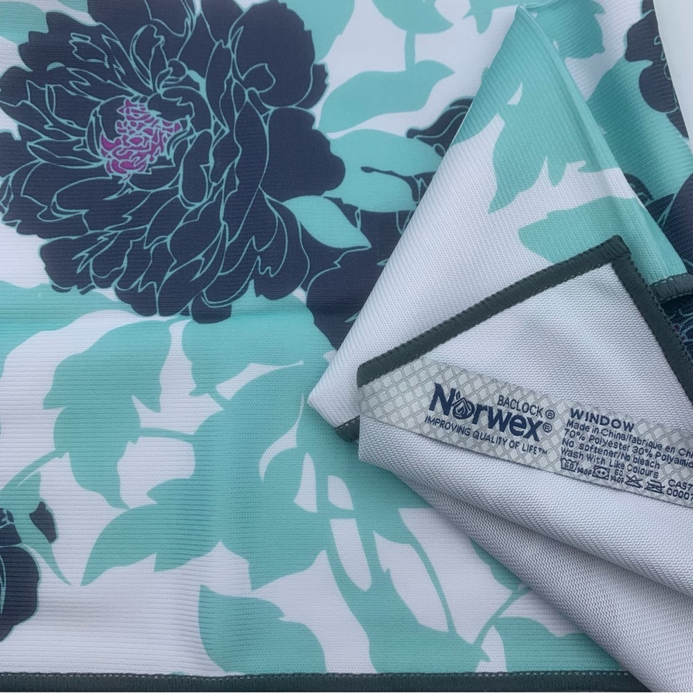 Peonies window cloth and freebie